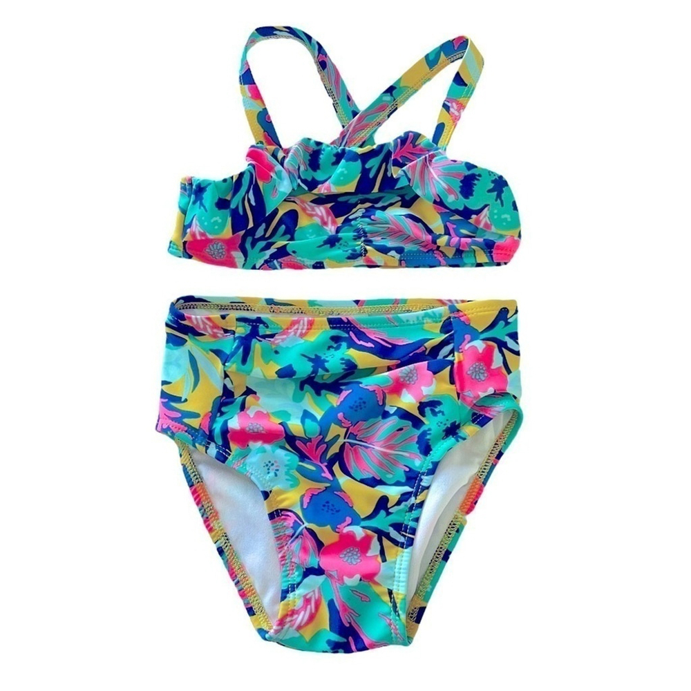 Cat & Jack Toddler Girl Floral Bikini Swimsuit Set